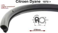 citroen 2cv kofferraum anbauteile hecktueren dyane dichtung P16451 20260520163115 - Bild 1