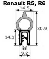 citroen 2cv kofferraum anbauteile hecktueren r5r6 fensterschachtdichtung P87414 20260520164433 - Bild 1
