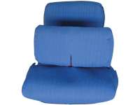 Citroen-2CV - AMI 6, Sitzbezüge für die vordere + hintere Sitzbank ( 2 Stück). Farbe: Diamante Bleues