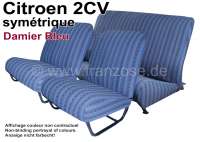 citroen 2cv komplette sitzbezuege saetze sitzbezug vorne hinten symetrische rueckenlehnen P18793 - Bild 1
