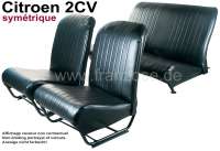 citroen 2cv komplette sitzbezuege saetze sitzbezug vorne hinten symmetrische rueckenlehnen P18818 - Bild 1
