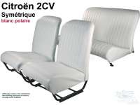 citroen 2cv komplette sitzbezuege saetze sitzbezug vorne hinten symmetrische rueckenlehnen P18869 - Bild 1