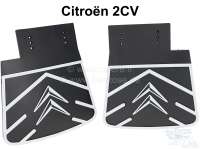 Citroen-2CV - 2CV, Kotflügel hinten. Schmutzfänger hinten 