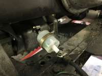 Peugeot - Benzinfilter universal, mit Rückschlagventil (Membrane)! Durch das Ventil wird verhindert