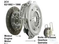 Sonstige-Citroen - Kupplung komplett, für Citroen 2CV6, von Baujahr 02/1982 bis 1990 (mit Torsionsfedern). D