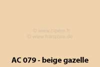 Citroen-2CV - Lack 1000ml /EDN/GDN/AC 079/ 9/76-9/78 Beige Gazelle, bitte mit dem Härter 20438 mischen,