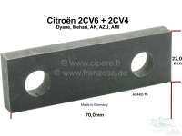 Citroen-DS-11CV-HY - Spurstangen Gummi, an der Vorderachse. Passend für Citroen 2CV4 + 2CV6.