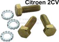 Citroen-2CV - Lenkrad Schraubensatz (Befestigung auf der Lenksäule). Passend für Citroen 2CV, Dyane, M