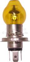 Peugeot - Glühlampe 12 Volt. H4, Glaskolben (Kappe) gelb für H4 Lampe. Der Glaskolben wird über d