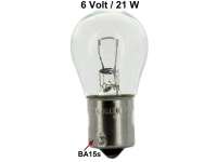 Citroen-2CV - Glühlampe 6 Volt, 21 Watt. Ba 15s