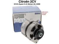 Citroen-2CV - Lichtmaschine 2CV6 + 2CV4, 12 Volt (Hersteller Mahle). Neuteil! Passend für Citroen 2CV, 