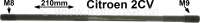 Citroen-2CV - Stehbolzen kurz für 2CV6, Motorblock zum Zylinderkopf. Für Motoren mit 602ccm (598ccm) H