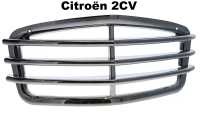 citroen 2cv motorhaube frontbleche kuehlergrill design 3 balken kunststoff anschliessend hochglanz P16491 - Bild 1