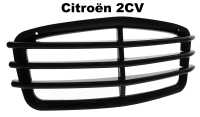 citroen 2cv motorhaube frontbleche kuehlergrill design 3 balken kunststoff farbe schwarz P16492 - Bild 1