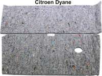 Citroen-2CV - Dyane, Motorhauben Dämmmatte, aus Filz (10mm Dicke). Passend für Citroen Dyane. Einfache