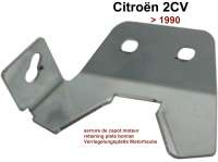 Citroen-2CV - 2CV, Motorhaube, Halteplatte für die Motorhaubenverriegelung (letzte Ausführung bis Bauj