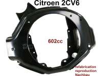 Citroen-2CV - Motorlüftergehäuse (für Scheibenbremse). Passend für Citroen 2CV6, Dyane, AK, Mehari. 