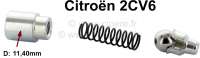 Citroen-2CV - Öldruckventil Reparatursatz für Citroen 2CV6. Verbaut ab Baujahr 1971. Bestehend aus Fed