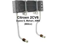 Citroen-2CV - Ölkühler. Passend für Citroen 2CV6, Dyane 6, ACDY, Mehari. Für Motoren mit 602ccm (598