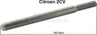 Citroen-2CV - Hauptbremszylinder Stößelstange (einstellbar). Länge: 105,75mm. Montiert zwischen Brems