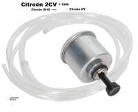 citroen 2cv scheibenwaschanlage scheibenwaschwasser handpumpe schlauch optisch wie diese pumpe armaturenbrett P18048 - Bild 1