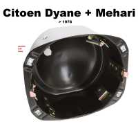 citroen 2cv scheinwerfer zubehoer halterungen dyanemahari scheinwerfertopf links metall dyane P14254 - Bild 1