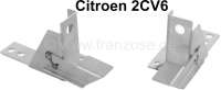 Citroen-2CV - 2CV, Scheinwerferträger Befestigungsfuß (1 Paar), für Citroen 2CV6. 1 Satz = 1x links +