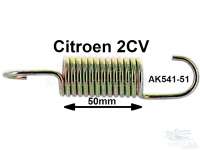 Citroen-2CV - 2CV, Scheinwerferträger, Feder für die Scheinwerferhöhenverstellung. Passend für Citro