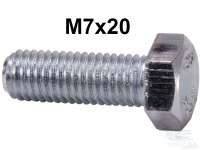 Alle - M7x20, Schraube verzinkt