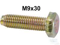 Citroen-2CV - M9x30 / Schraube, gelb verzinkt! (M9x1,25 Steigung)