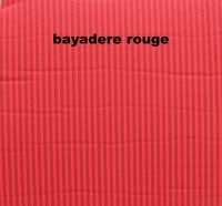 Citroen-2CV - 2CV alt, Sitzbezug Hängematte rot gestreift (Bayadère Rouge). Per Stück. Vorne + hinten