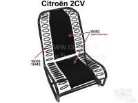 Citroen-2CV - Gummiring mit Haken, für die Polsterung der Sitze. Per Stück. Passend für Citroen 2CV, 