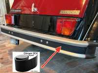 citroen 2cv stossstange hinten klebestreifen breit schwarz 11cm P16537 20260427144231 - Bild 1