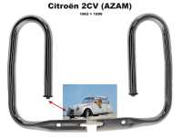 Citroen-2CV - Stoßstangenbügel vorne (AZAM-Bügel). 1 Satz (2 Stück), passt auf alle Citroen 2CV ab 1