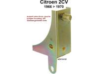 Citroen-2CV - Stoßstangenhalter vorne links. Passend für Citroen 2CV + AZU, von Baujahr 1966 bis 1970.