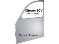 Citroen-2CV - 2CV, Tür vorne links. Passend für Citroen 2CV, ab Baujahr 04/1972. Nachbau aus Europa. D
