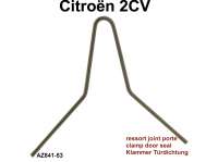 Citroen-2CV - 2CV, Türdichtung: Federklammer für die Ecke der Türdichtung (damit die Gummiecke sich n