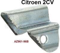 Citroen-2CV - 2CV alt, Türscheibe vorne links. Vorderer Anschlag für den Türfensterrahmen. Nur passen