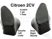Citroen-DS-11CV-HY - 2CV, Türgriff (Plastikknauf) für die hinteren Türen. 1 Set für links + rechts. Passend
