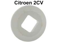 Citroen-DS-11CV-HY - 2CV, Türschloss. Schließzapfen Kunststoffscheibe. Passend für Citroen 2CV.