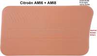 Citroen-2CV - Türverkleidung vorne rechts. Farbe: Kunstleder braun. Passend für Citroen AMI6, AMI8. Wi