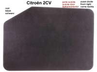 citroen 2cv tuerverkleidungen tuerverkleidung vorne rechts selbstmoerdertuer farbe P18499 - Bild 1