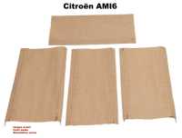 Citroen-2CV - Jutespannbezug mit seitlichen Eisendraht, für 2 Sitze vorne AMI6 (Der Bezug ist unter der