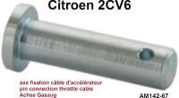 Citroen-2CV - Bolzen, für die Verbindung Gaszug an den ovalen Vergaser. Passend für Citroen 2CV6. Län