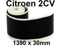 Citroen-2CV - 2CV, Schweller Klebestreifen, Farbe schwarz. 1390x30mm, per Stück.