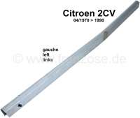 Citroen-2CV - 2CV, Schweller links komplett, für Citroen 2CV. Die Schweller haben den Stehbolzen für d