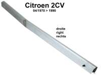 Citroen-2CV - 2CV, Schweller rechts komplett, für Citroen 2CV. Die Schweller haben den Stehbolzen für 