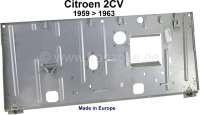 Citroen-2CV - 2CV, Stirnwand für Citroen 2CV, AK, AZU. Verbaut von Baujahr 1959 bis 1963. Made in EU.