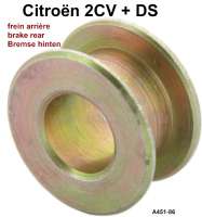 Citroen-2CV - Bremsenzentrierung: Bremsbacken Zentriernockenachse Distanzring (verbaut zwischen Zentrier