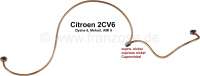 Citroen-2CV - Ölleitung für 2CV6, hochwertige Nachfertigung aus der EU. Angefertigt aus Cupronickel! (